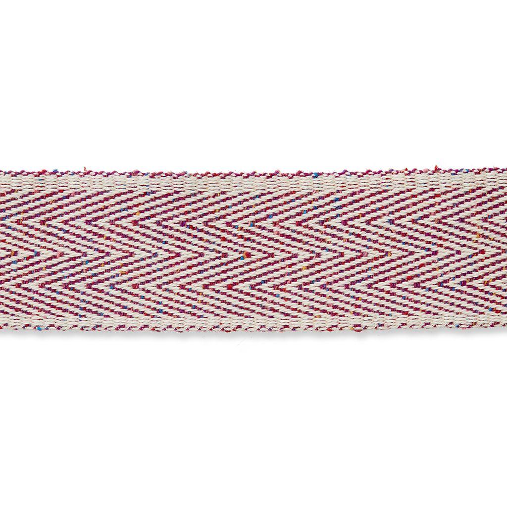 Fischgratband 40mm weinrot Sprenkel multicolor